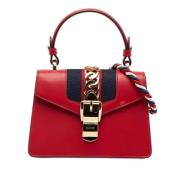 Pre-owned Leather gucci-bags Gucci Vintage , Red , Dames