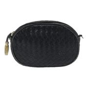 Pre-owned Leather crossbody-bags Bottega Veneta Vintage , Black , Dame...