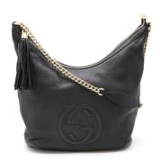 Pre-owned Leather gucci-bags Gucci Vintage , Black , Dames