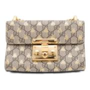 Pre-owned Canvas gucci-bags Gucci Vintage , Beige , Dames