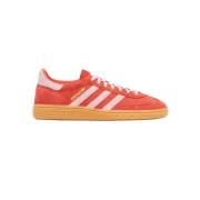 Retro Rood Roze Sneakers Klassieke Stijl Adidas , Red , Heren