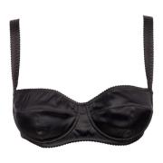 Satin Balconette Bra Dolce & Gabbana , Black , Dames