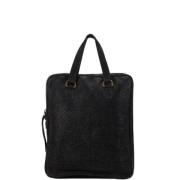 Pre-owned Leather totes Prada Vintage , Black , Dames