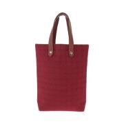 Pre-owned Canvas handbags Hermès Vintage , Red , Dames