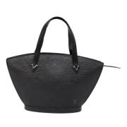 Pre-owned Leather louis-vuitton-bags Louis Vuitton Vintage , Black , D...