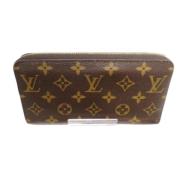 Pre-owned Canvas wallets Louis Vuitton Vintage , Brown , Dames