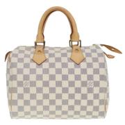 Pre-owned Canvas louis-vuitton-bags Louis Vuitton Vintage , White , Da...