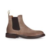 Suede Chelsea Laarzen Doucal's , Brown , Heren