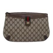 Pre-owned Leather gucci-bags Gucci Vintage , Beige , Dames