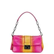 Pre-owned Leather handbags Dior Vintage , Multicolor , Dames