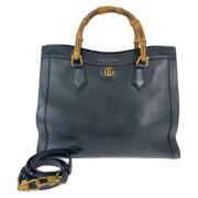 Pre-owned Leather gucci-bags Gucci Vintage , Black , Dames