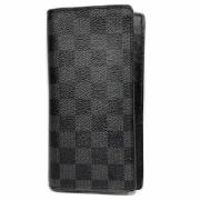 Pre-owned Canvas wallets Louis Vuitton Vintage , Black , Heren