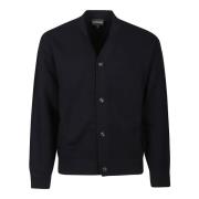 Stijlvolle Gebreide Cardigan Sweater Emporio Armani , Blue , Heren