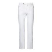 Witte Broek voor Mannen Incotex , White , Heren