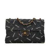 Pre-owned Canvas chanel-bags Chanel Vintage , Black , Dames