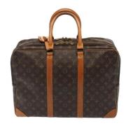 Pre-owned Canvas travel-bags Louis Vuitton Vintage , Brown , Dames