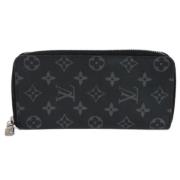 Pre-owned Canvas wallets Louis Vuitton Vintage , Black , Dames