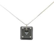 Pre-owned Metal necklaces Hermès Vintage , Black , Dames