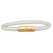 Pre-owned Plastic bracelets Chanel Vintage , White , Dames