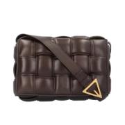 Pre-owned Leather shoulder-bags Bottega Veneta Vintage , Brown , Dames