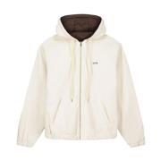 Omkeerbaar Hoodie Jack Beige Katoen Arte Antwerp , Beige , Heren