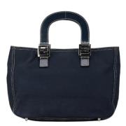 Pre-owned Canvas handbags Fendi Vintage , Blue , Dames