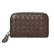 Pre-owned Leather wallets Bottega Veneta Vintage , Brown , Dames