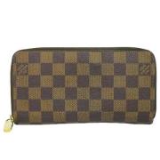 Pre-owned Canvas wallets Louis Vuitton Vintage , Brown , Dames