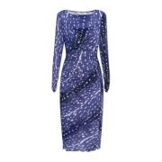 Jurk Olso Diane Von Furstenberg , Blue , Dames