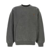 Zwaargewicht Geborsteld Katoenen Sweatshirt Carhartt Wip , Gray , Here...