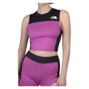 Sleeveless Training Tops The North Face , Purple , Dames