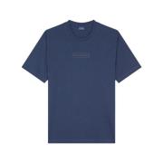 Marine Katoenen T-shirt Regular Fit Paul & Shark , Blue , Heren