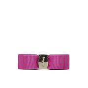 Roze Vara Strik Haarklem Salvatore Ferragamo , Pink , Dames