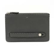 Pre-owned Leather clutches Fendi Vintage , Gray , Heren