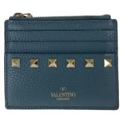 Pre-owned Leather wallets Valentino Vintage , Blue , Dames