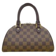 Pre-owned Canvas handbags Louis Vuitton Vintage , Brown , Dames