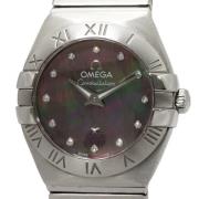 Pre-owned Metal watches Omega Vintage , Black , Dames