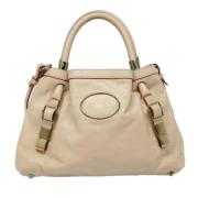 Pre-owned Leather handbags Chloé Pre-owned , Beige , Dames