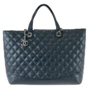 Pre-owned Leather chanel-bags Chanel Vintage , Black , Dames