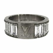 Pre-owned Metal rings Louis Vuitton Vintage , Gray , Dames