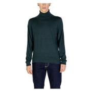 Merino Wol Coltrui Sweater Calvin Klein , Green , Heren