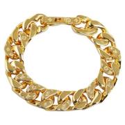 Pre-owned Metal bracelets Louis Vuitton Vintage , Yellow , Dames