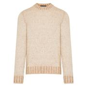 Luxe Cashmere Alpaca Gebreide Kleding Gran Sasso , Beige , Heren