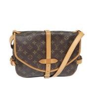 Pre-owned Canvas louis-vuitton-bags Louis Vuitton Vintage , Brown , Da...