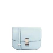 Pre-owned Leather celine-bags Celine Vintage , Blue , Dames