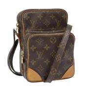 Pre-owned Canvas louis-vuitton-bags Louis Vuitton Vintage , Brown , Da...