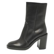 Pre-owned Leather boots Gianvito Rossi Pre-owned , Black , Dames