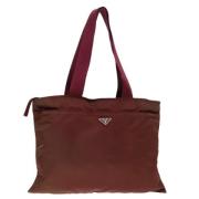 Pre-owned Fabric prada-bags Prada Vintage , Red , Dames