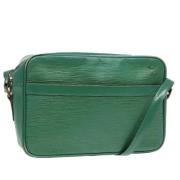 Pre-owned Leather louis-vuitton-bags Louis Vuitton Vintage , Green , D...