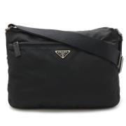 Pre-owned Canvas crossbody-bags Prada Vintage , Black , Dames